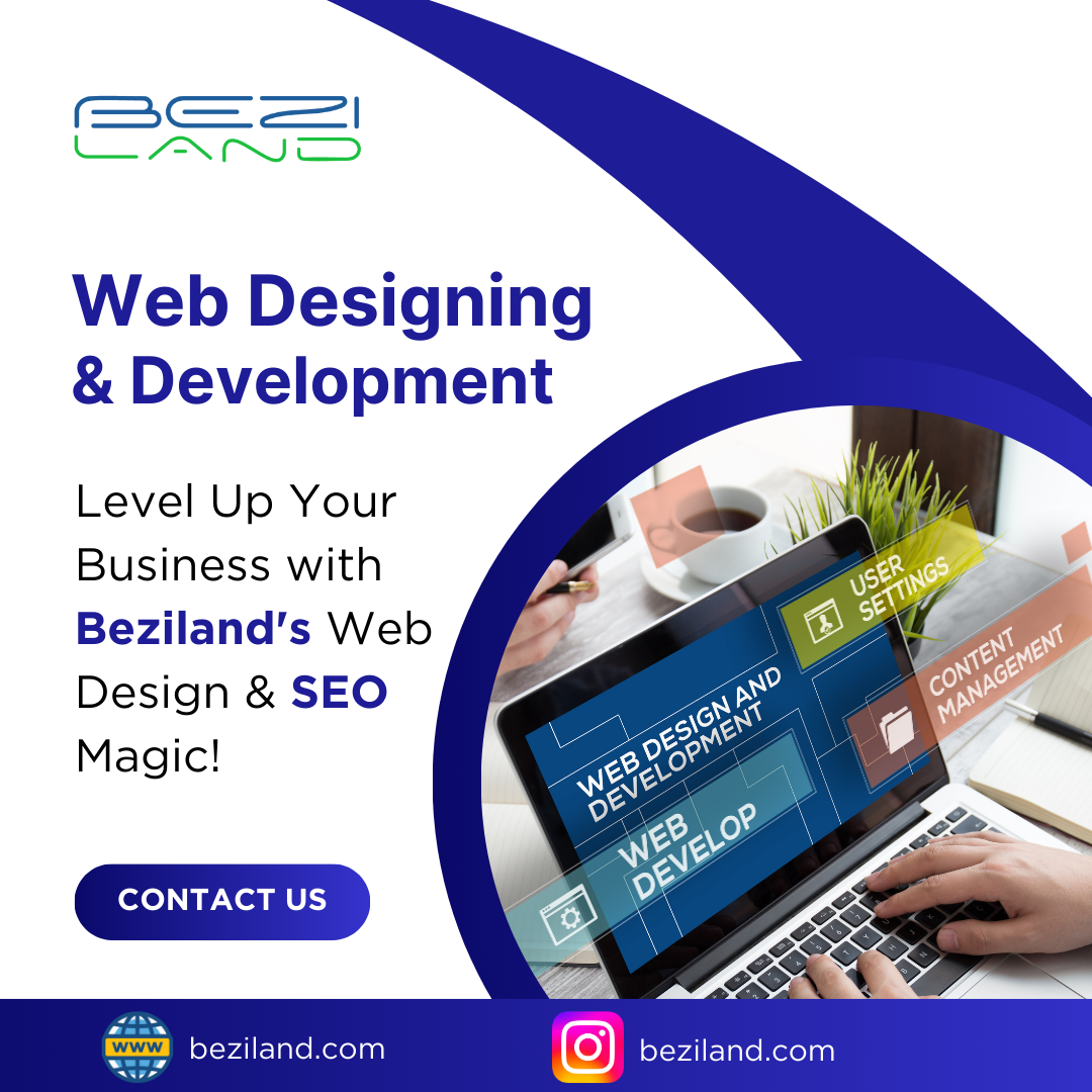 Level Up Your Business with Beziland's Web Design &amp; SEO Magic!